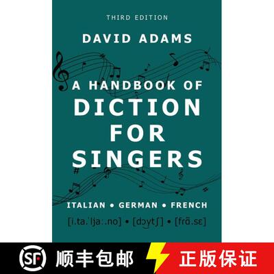 【3-4周达】A Handbook of Diction for Singers: Italian, German, French [9780197639504]