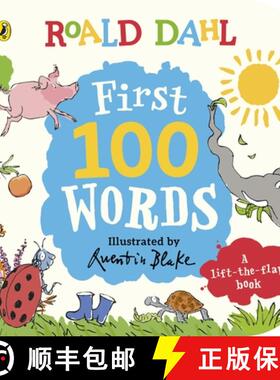【3-4周达】Roald Dahl: First 100 Words : A lift the flap story [9780241572634]