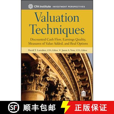【3-4周达】Valuation Techniques: Discounted Cash Flow, Earnings Quality, Measures Of Value Added, And... [9781118397435]