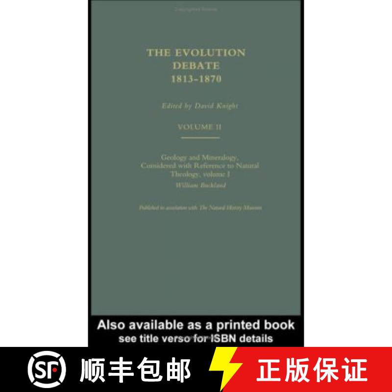 【3-4周达】Geology & Mineralogy, Considered with Reference to Natural Theology, Volume I, 1836: - 1836 [9780415289245]