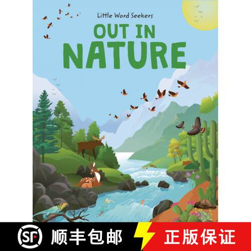 【3-4周达】精装 Little Word Seekers: Out in Nature: 120 First Nature Words [9781915461995]