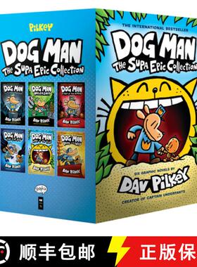 【3-4周达】Dog Man: The Supa Epic Collection: From the Creator of Captain Underpants (Dog Man #1-6 Bo... [9781338603347]