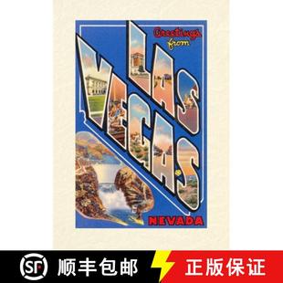 Lined Vintage Nevada from Greetings Las Vegas 9798385439263 4周達(dá) Notebook