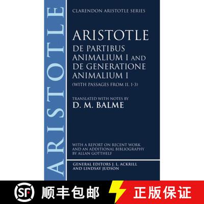 【3-4周达】De Partibus Animalium I and De Generatione Animalium I (with passages from Book II. 1-3) [9780198751281]