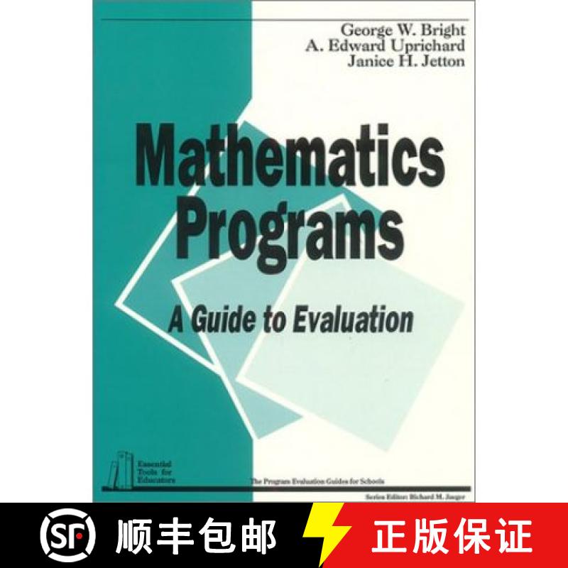【3-4周达】Mathematics Programs: A Guide to Evaluation [9780803960442]