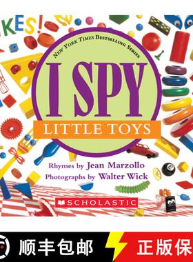 预订 I Spy Little Toys: A Book of Picture Riddles [9780545220965]