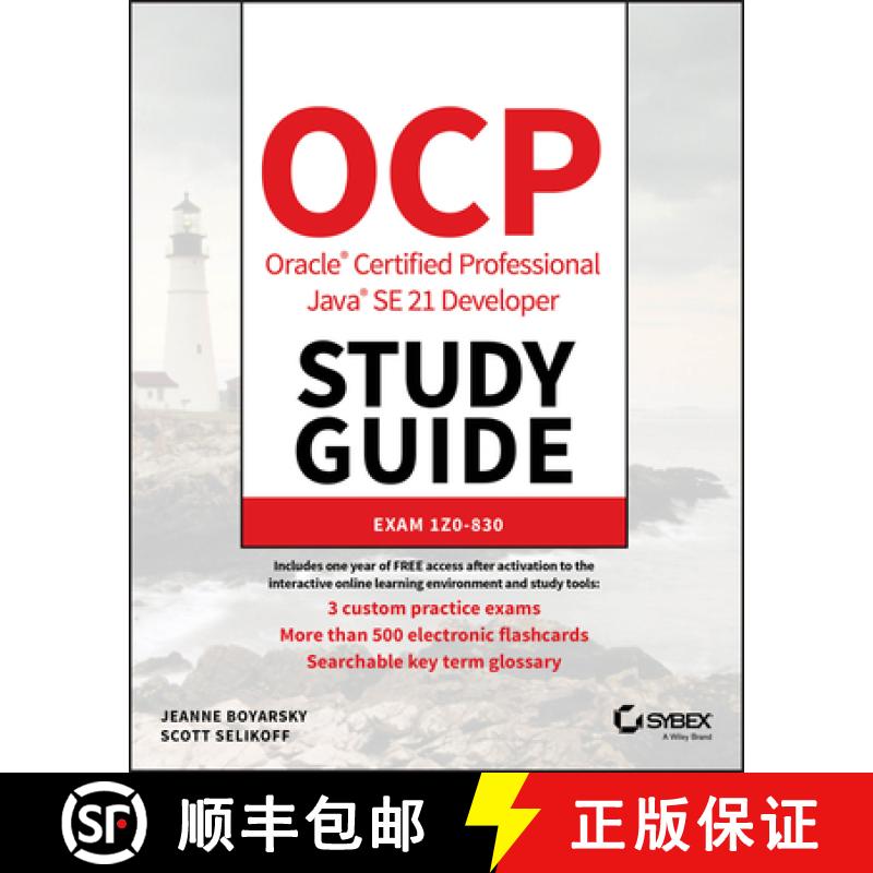 【3-4周达】Ocp Oracle Certified Professional Java Se 21 Developer Study Guide: Exam 1z0-830 [9781394286614]