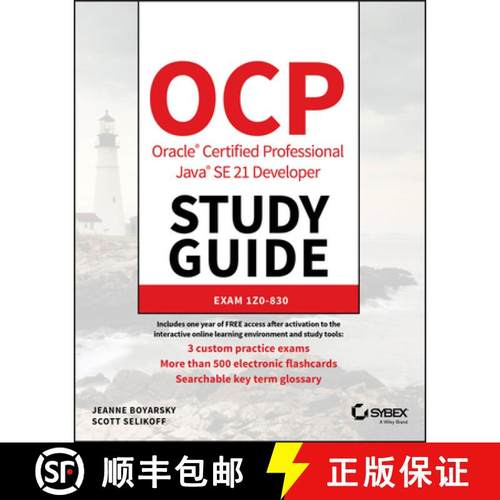 【3-4周达】Ocp Oracle Certified Professional Java Se 21 Developer Study Guide: Exam 1z0-830 [9781394286614]