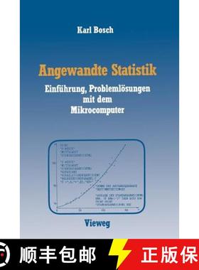 【3-4周达】Angewandte Statistik : Einführung, Problemlösungen mit dem Mikrocomputer [9783528044497]