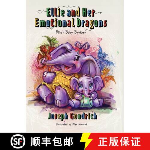 【3-4周达】精装 Ellie and Her Emotional Dragons: Ellie's Baby Brother [9781732855342]