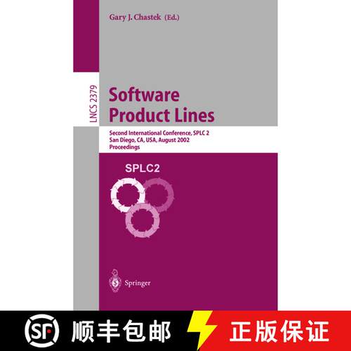 【3-4周达】Software Product Lines : Second International Conference, SPLC 2, San Diego, CA, USA, Augu... [9783540439851]