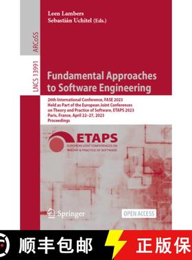 【3-4周达】Fundamental Approaches to Software Engineering: 26th International Conference, FASE 2023, ... [9783031308253]