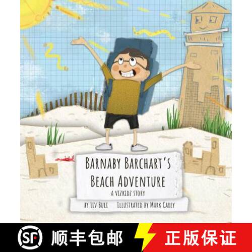 【3-4周达】精装 Barnaby Barchart's Beach Adventure: A Vizkidz Story [9781949522419]
