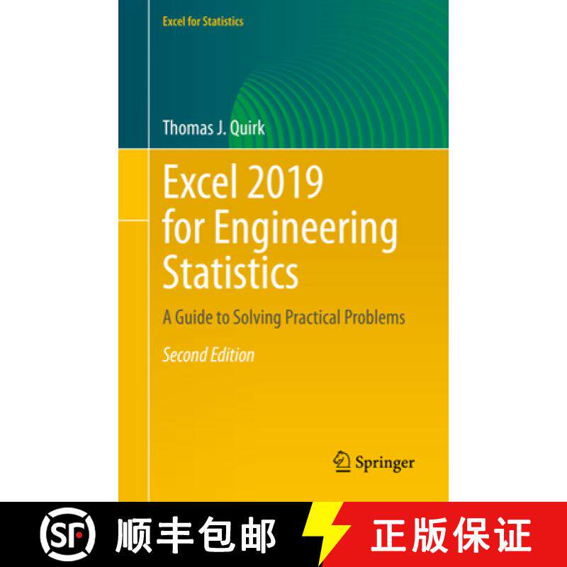 【3-4周达】Excel 2019 for Engineering Statistics: A Guide to Solving Practical Problems [9783030392772]