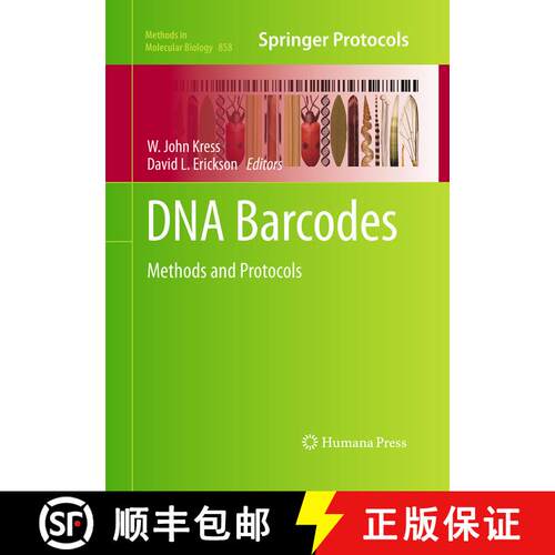 【3-4周达】DNA Barcodes : Methods and Protocols [9781493958672]