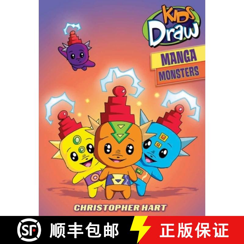 【3-4周达】Kids Draw Manga Monsters [9780823098408]