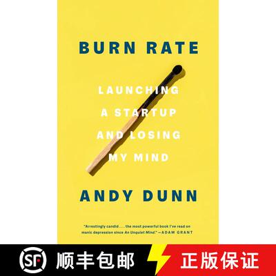 【3-4周达】精装 Burn Rate: Launching a Startup and Losing My Mind [9780593238264]