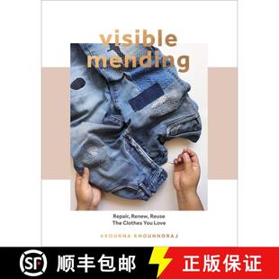 You Visible Darning Guide Love Clothes Stitching 9781787136106 Patching Modern the Mending 预订 and