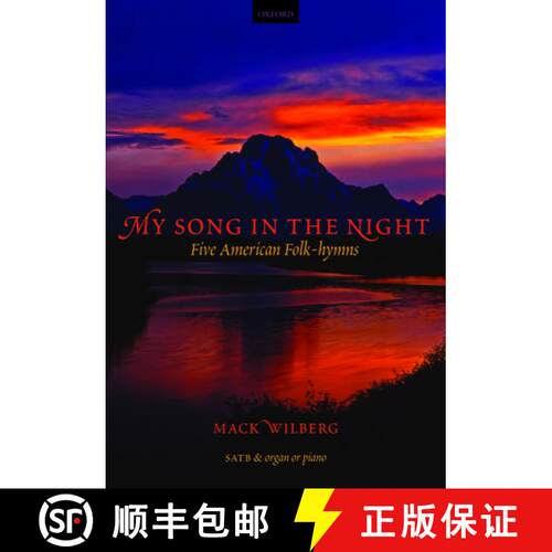 【3-4周达】My Song in the Night (Vocal score) [9780193804999]