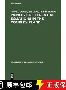 预订 Painlevé Differential Equations in the Complex Plane [9783110173796]
