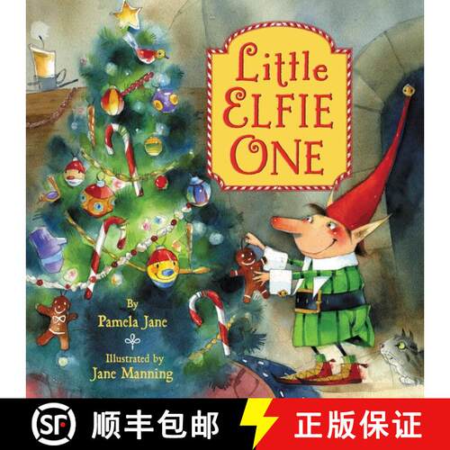 【3-4周达】精装 Little Elfie One: A Christmas Holiday Book for Kids [9780062206732]