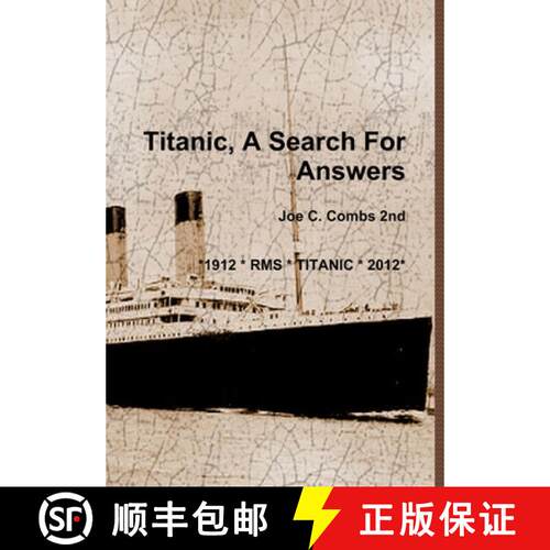 【3-4周达】精装 Titanic, A Search For Answers [9780557871216]