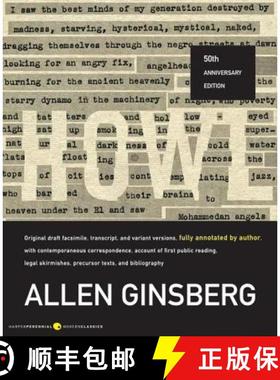 【3-4周达】Howl: Original Draft Facsimile, Transcript, and Variant Versions, Fully Annotated by Autho... [9780061137457]