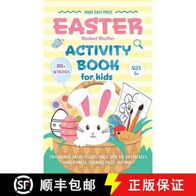 【3-4周达】Easter Basket Stuffer Activity Book for Kids: The Ultimate Gift Book for Kids Ages 6-10 Wi... [9789655753950]