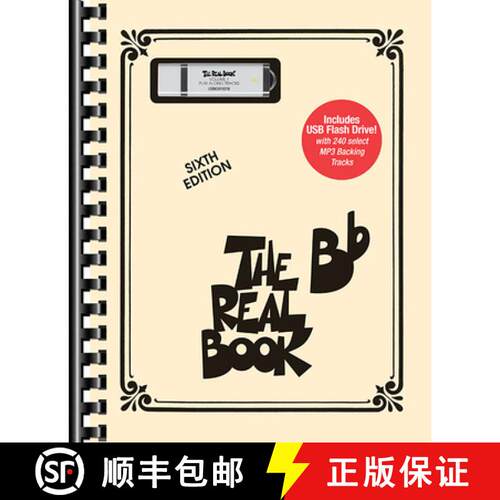 【3-4周达】The Real BB Book - Volume 1: BB Edition Book/USB Flash Drive Pack [With USB Flashdrive] [9781495035791]