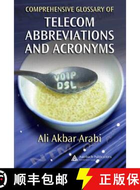 【3-4周达】Comprehensive Glossary of Telecom Abbreviations and Acronyms [9781420058666]