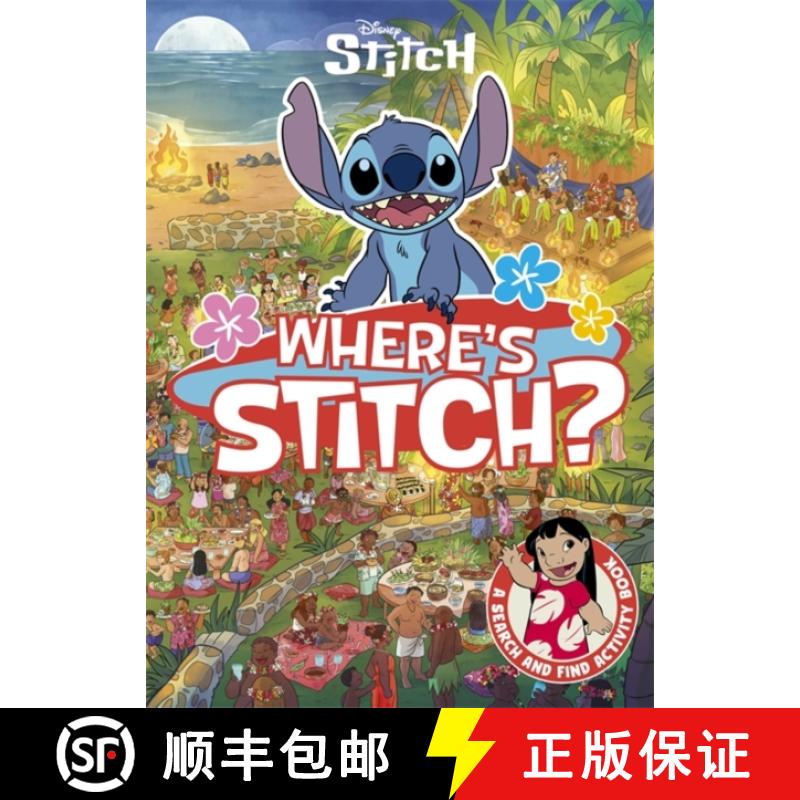【2-3周达】Where's Stitch?: A Disney search-and-find activity book [9781835870266]
