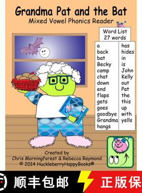 【3-4周达】Grandma Pat and the Bat: Mixed Vowel Phonics Reader [9781008929371]