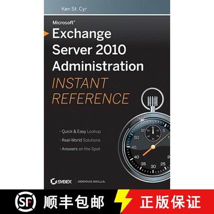 【3-4周达】Microsoft Exchange Server 2010 Administration Instant Reference [Wiley计算机] [9780470530504]