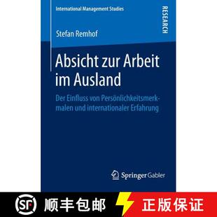 zur Ausland Absicht und 9783658107123 Persönlichkeitsmerkmalen Arbeit 4周达 Einfluss Der internation... von