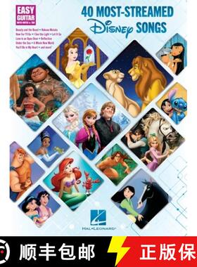 预订 40 Most-Streamed Disney Songs: Easy Guitar with Notes and Tab Songbook [9781705142400]