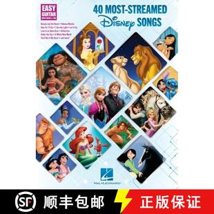 Disney Guitar Streamed Songbook 预订 Tab Songs Most Notes with Easy 9781705142400 and