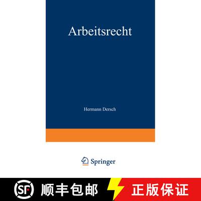 【3-4周达】Arbeitsrecht (5. Auflage 1957) [9783642856501]