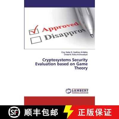 预订 Cryptosystems Security Evaluation based on Game Theory [9786200485403]