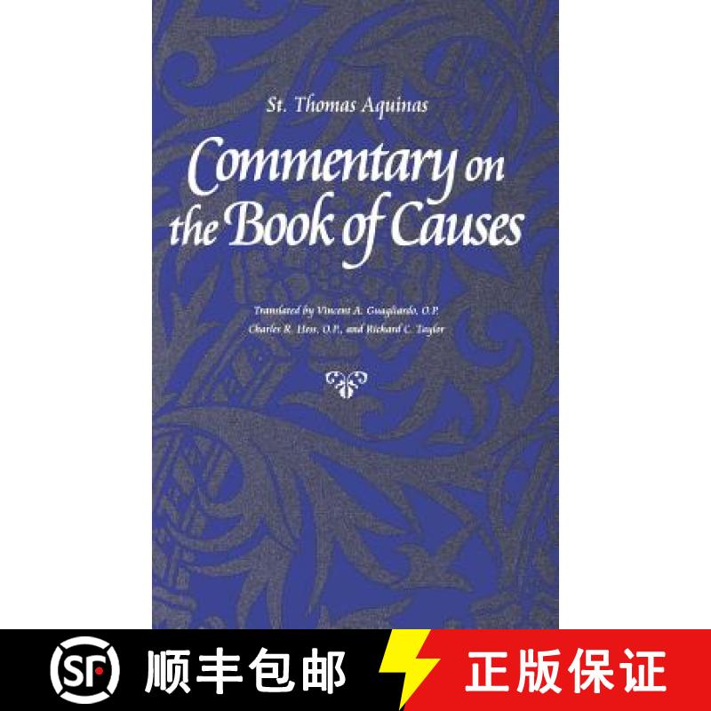 【3-4周达】Commentary on the Book of Causes [9780813208442]