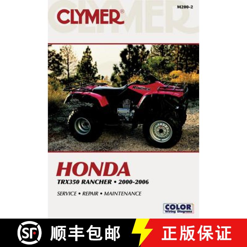 【3-4周达】Honda Trx350 Rancher 2000-2006 (Clymer Motorcycle Repair) [9780892879977]