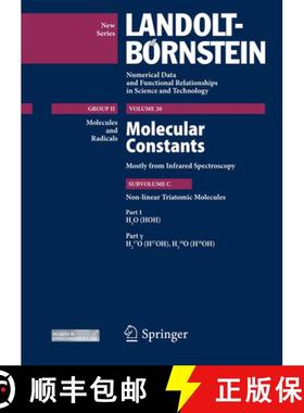 【3-4周达】H2O (Hoh), Part 1 γ: Molecular Constants Mostly from Infrared Spectroscopy Subvolume ... [9783642321870]