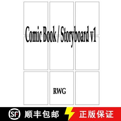 【3-4周达】Comic Book / Storyboard v1: 100 Pages 8.5 X 11 [9781087807829]