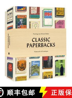 【3-4周达】Classic Paperbacks Notecards and Envelopes [9781616899547]