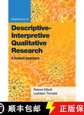 【3-4周达】Essentials of Descriptive-Interpretive Qualitative Research: A Generic Approach [9781433833717]