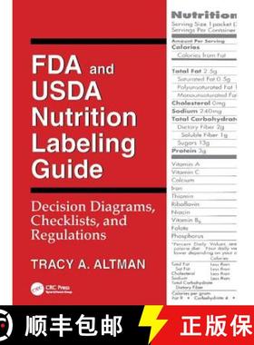 【3-4周达】FDA and USDA Nutrition Labeling Guide: Decision Diagrams, Checklists, and Regulations [9781138426542]