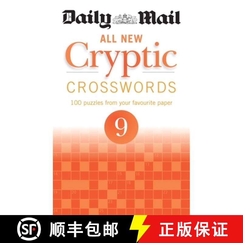 【2-3周达】Daily Mail All New Cryptic Crosswords 9 [9780600634966]