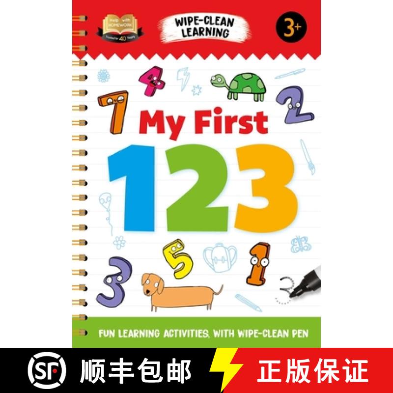 【4周达】Help with Homework My First 123: Fun Learning Activities with Wipe-Clean Pen [9781838527853]