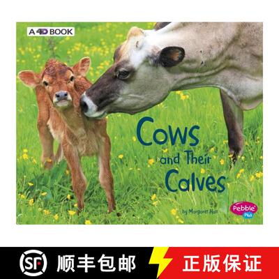预订 精装 Cows and Their Calves: A 4D Book [9781543508215]