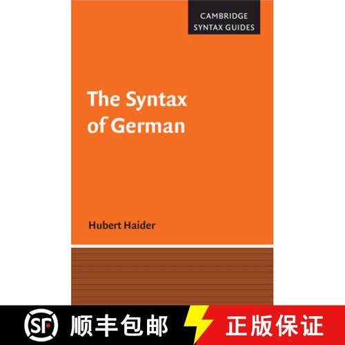 【3-4周达】The Syntax of German [9781009289450]