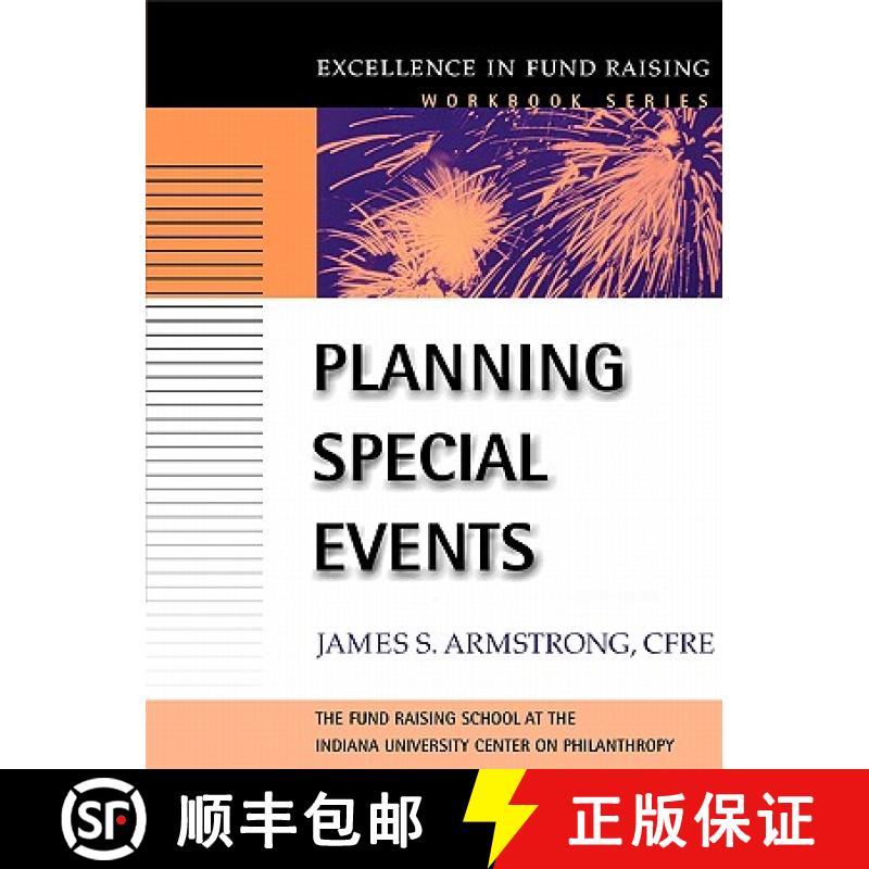 【3-4周达】Planning Special Events (The Excellence In Fund Raising Workbook Series) [Wiley经管] [9780787952488]